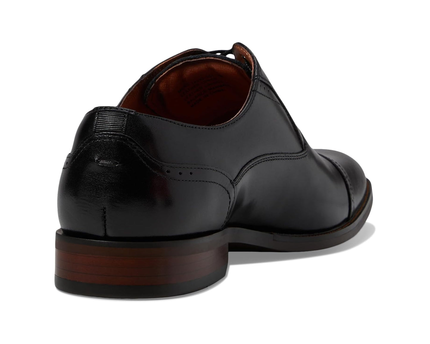 Men's Florsheim Sorrento Cap Toe Oxford Black Smooth