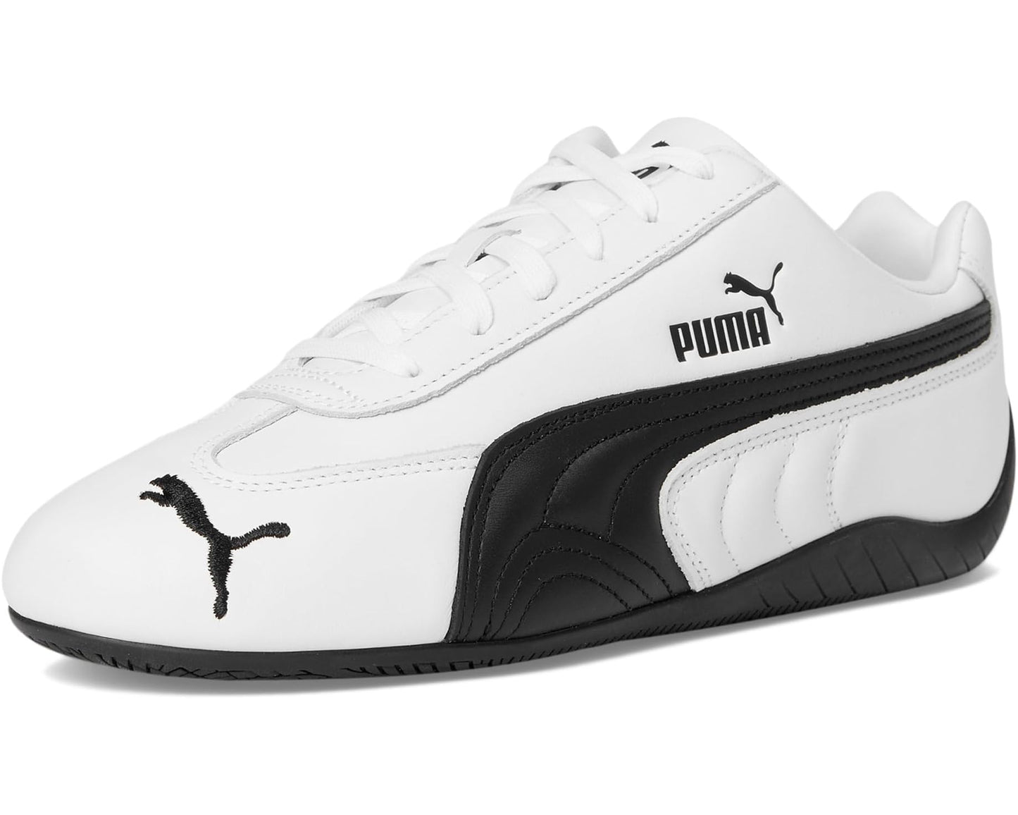 Men's PUMA Speedcat Full Leather Shoes White/Black