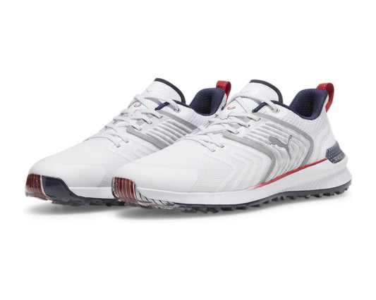 Men's PUMA Golf Puma X Volition Ignite Innovate Puma White/Deep Navy/Strong Red