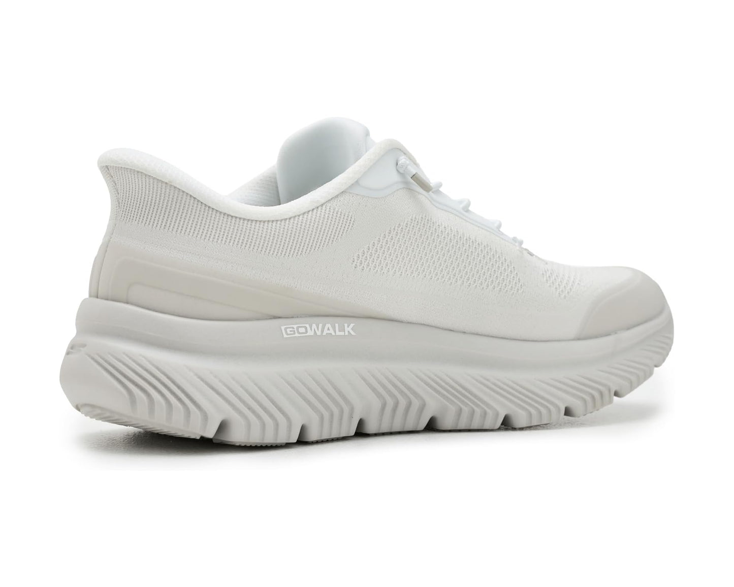 Men's SKECHERS Performance Go Walk Max Cushioning Hyper Burst Zoltar Hands Free Slip-in White/Gray