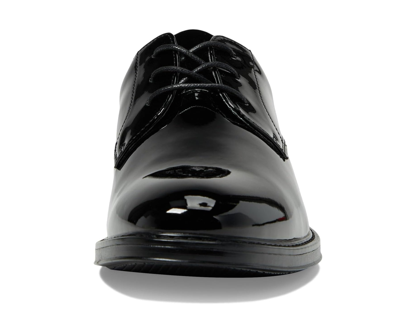 Men's Nunn Bush Centro Flex Formal Plain Toe Oxford Black Patent