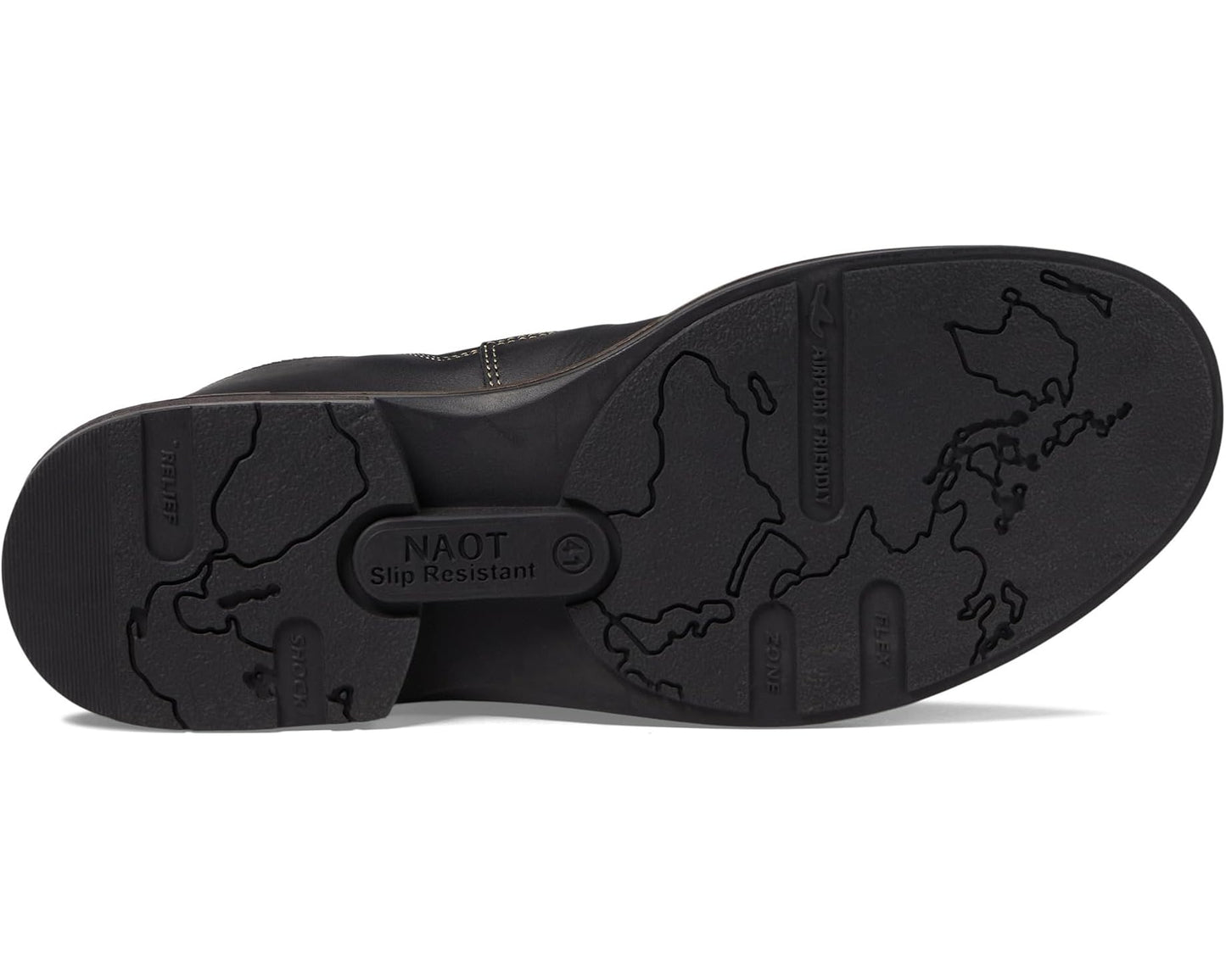 Men's Naot Director Black Raven Leather/Black Velvet Nubuck