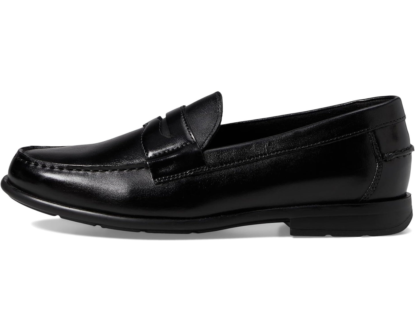 Men's Nunn Bush Drexel Moc Toe Penny Loafer with KORE Walking Comfort Technology Black