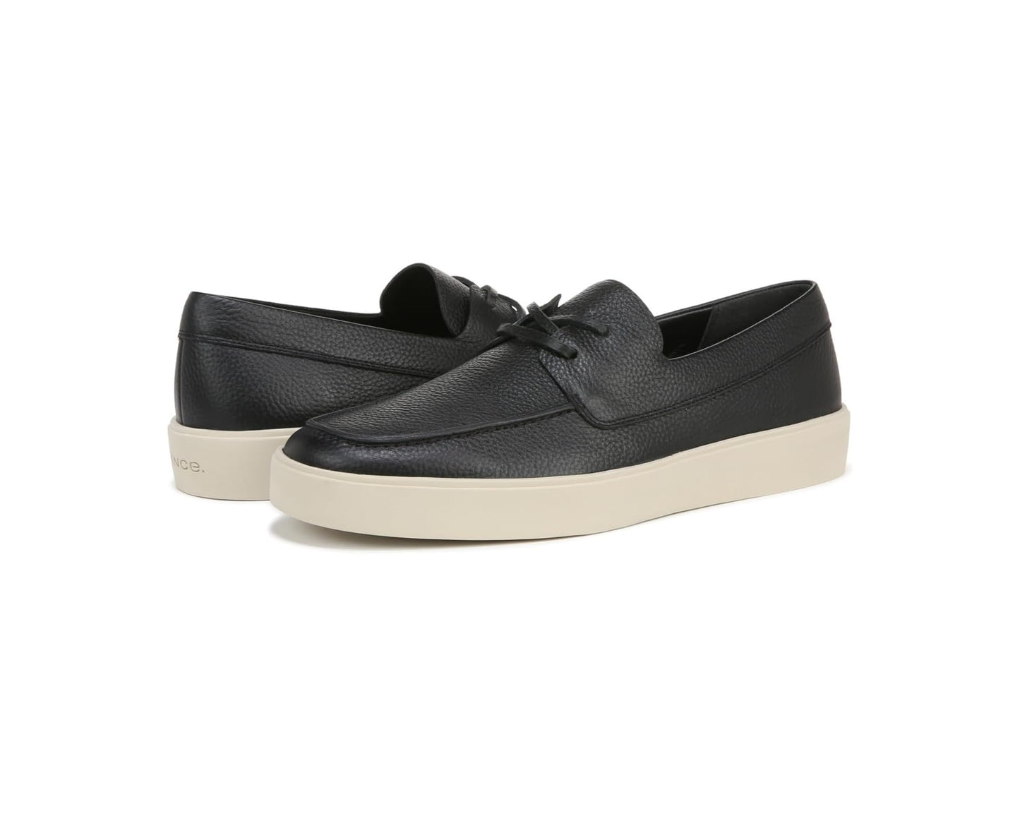 Men's Vince Todd Slip-On Casual Loafers Black Leather