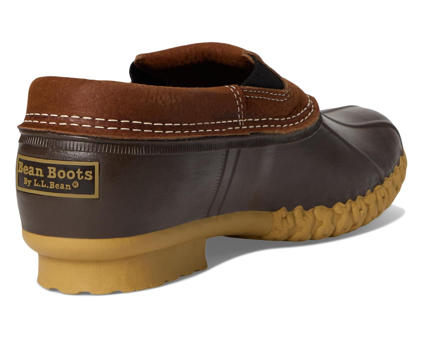 Men's L.L.Bean Rubber Moc Slip-On Allspice/Bean Boot Brown/Gum