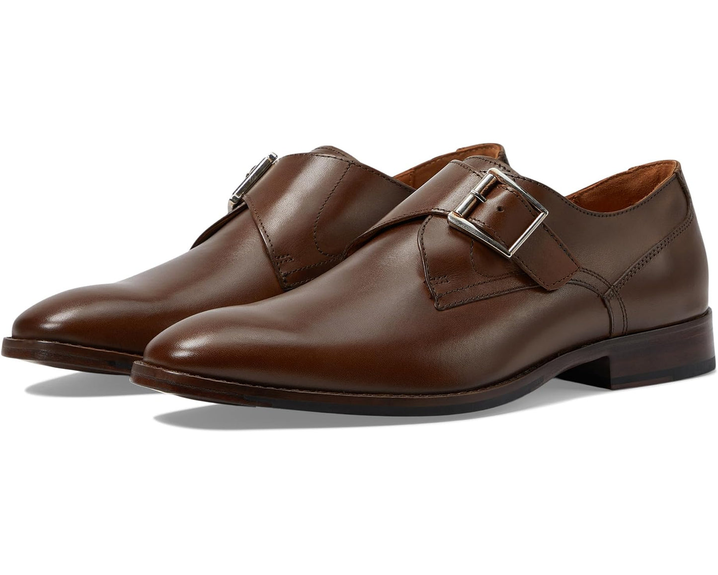 Men's Johnston & Murphy Richland Monk Strap Mahogany Full Grain