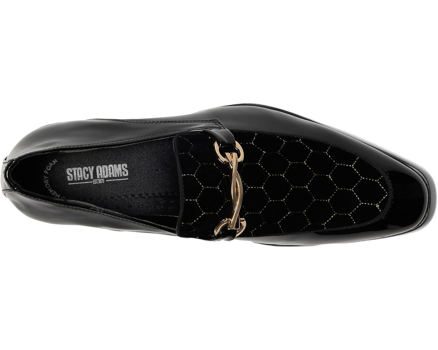 Men's Stacy Adams Sprague Moc Toe Slip-On Black
