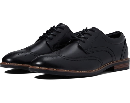 Men's Nunn Bush Centro Flex Wing Tip Oxford Black