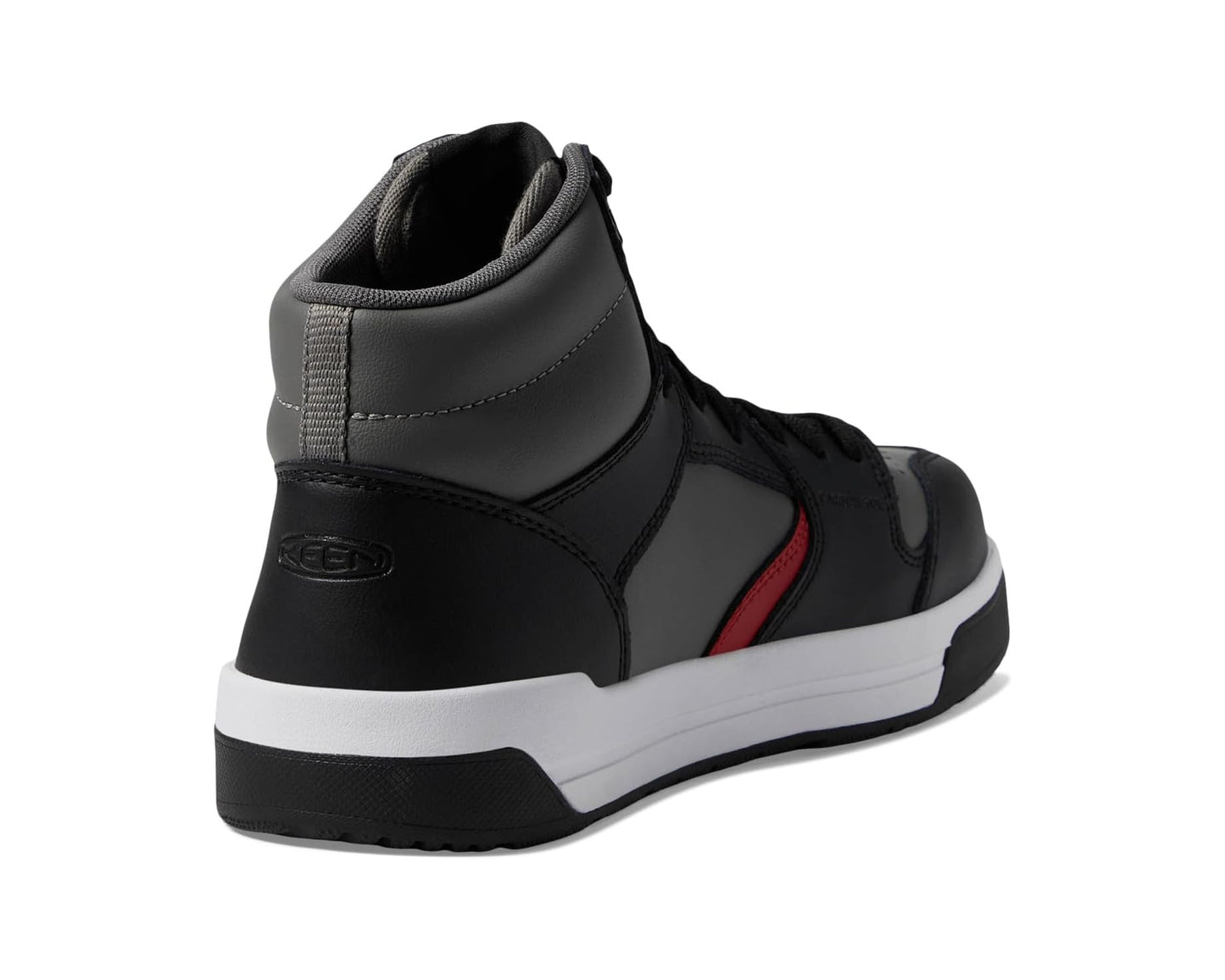Men's KEEN Utility Overton Mid (Comp Toe) Steel Grey/Black