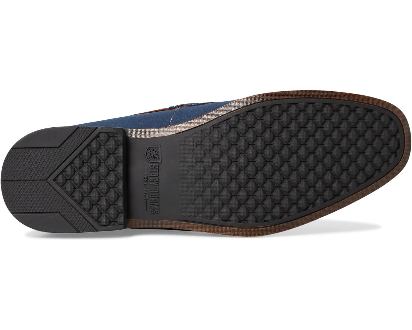 Men's Stacy Adams Richardson Moc Toe Slip-On Navy