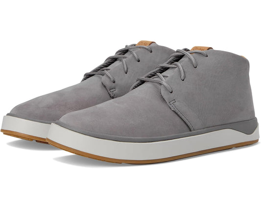 Men's OluKai Papaku ‘Ili Chukka Boots Graphite/Graphite