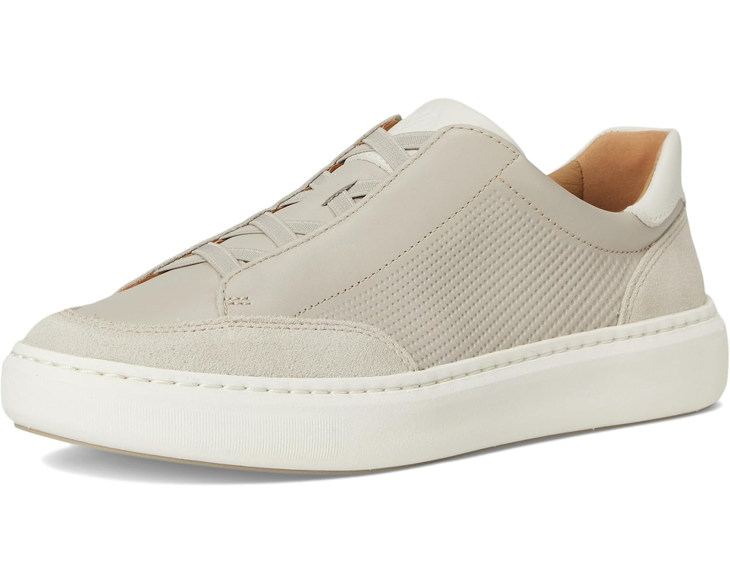 Men's Johnston & Murphy Anders Stretch Lace-To-Toe Beige Full Grain/Suede