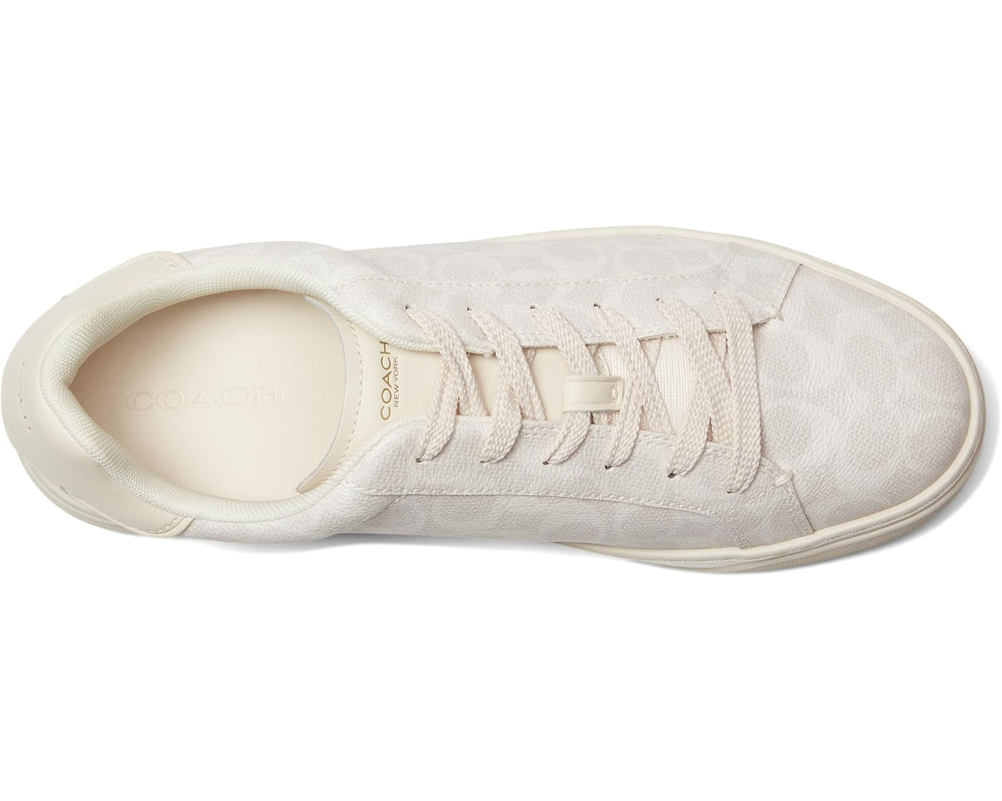 Men's COACH High Line Sneaker In Signature Canvas Off White