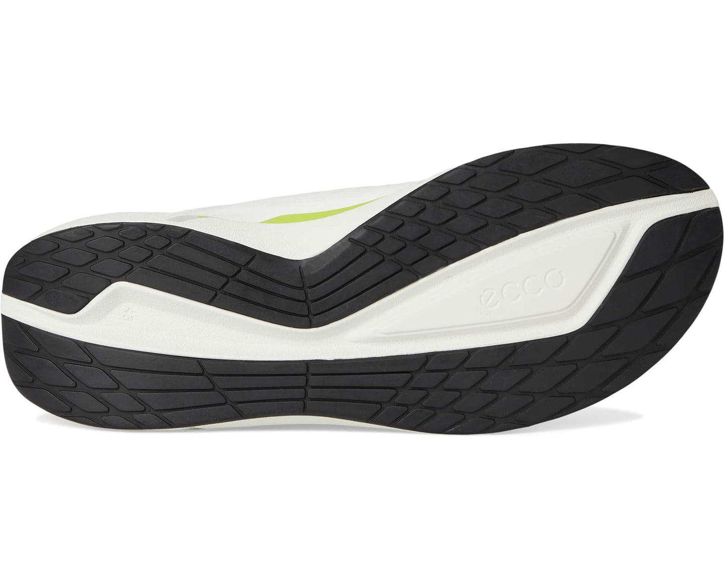 Men's ECCO Sport Biom 2.2 Textile Cross Trainer White/Lime Punch