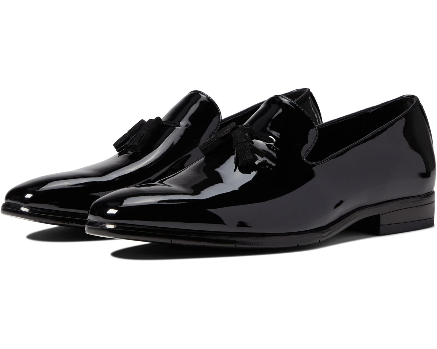 Men's Stacy Adams Phoenix Tassel Slip-On Loafers Black