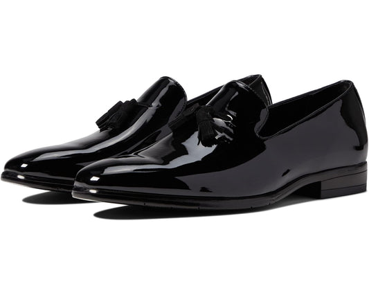 Men's Stacy Adams Phoenix Tassel Slip-On Loafers Black