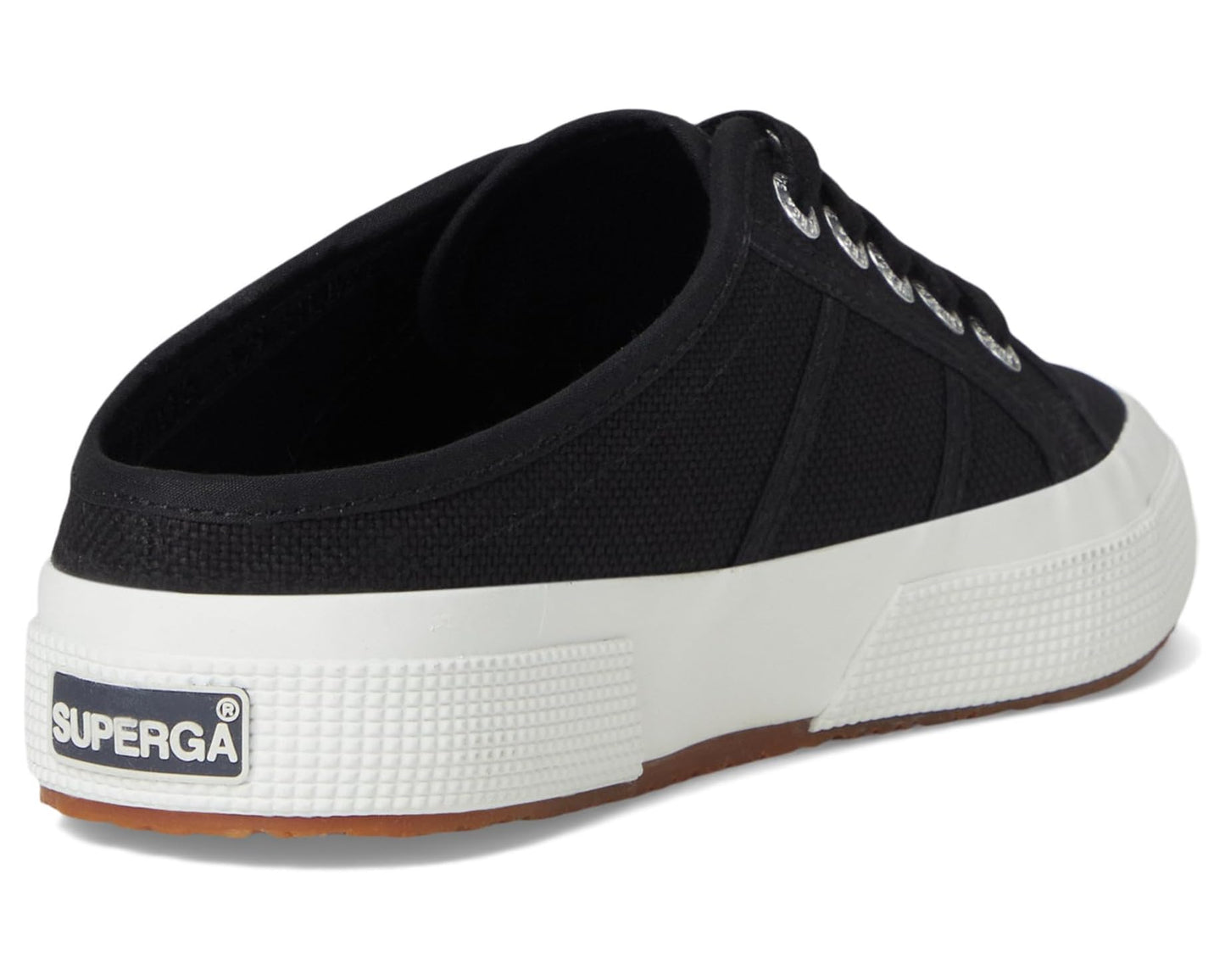 Unisex Superga 2402 Mule Black/F White