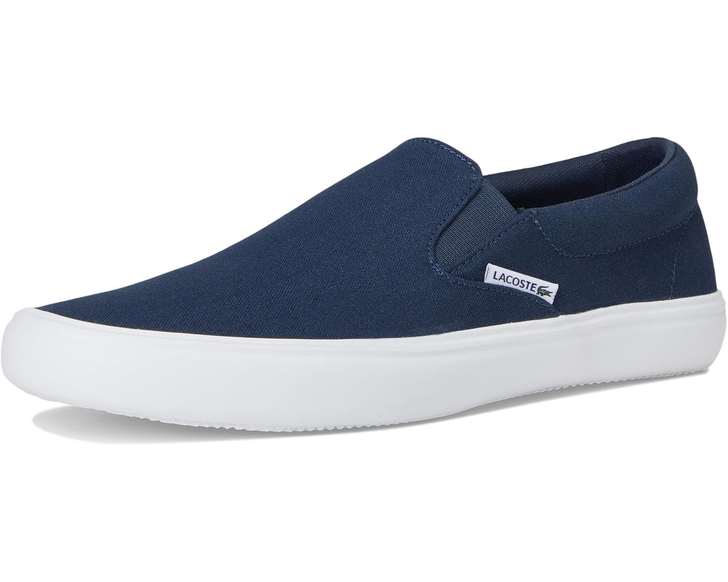 Men's Lacoste Slip-On Base Sneakers Navy/White