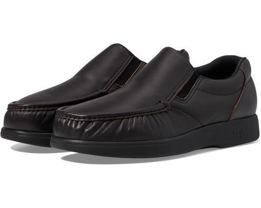 Men's SAS Side Gore Slip On Comfort Loafer Cacao