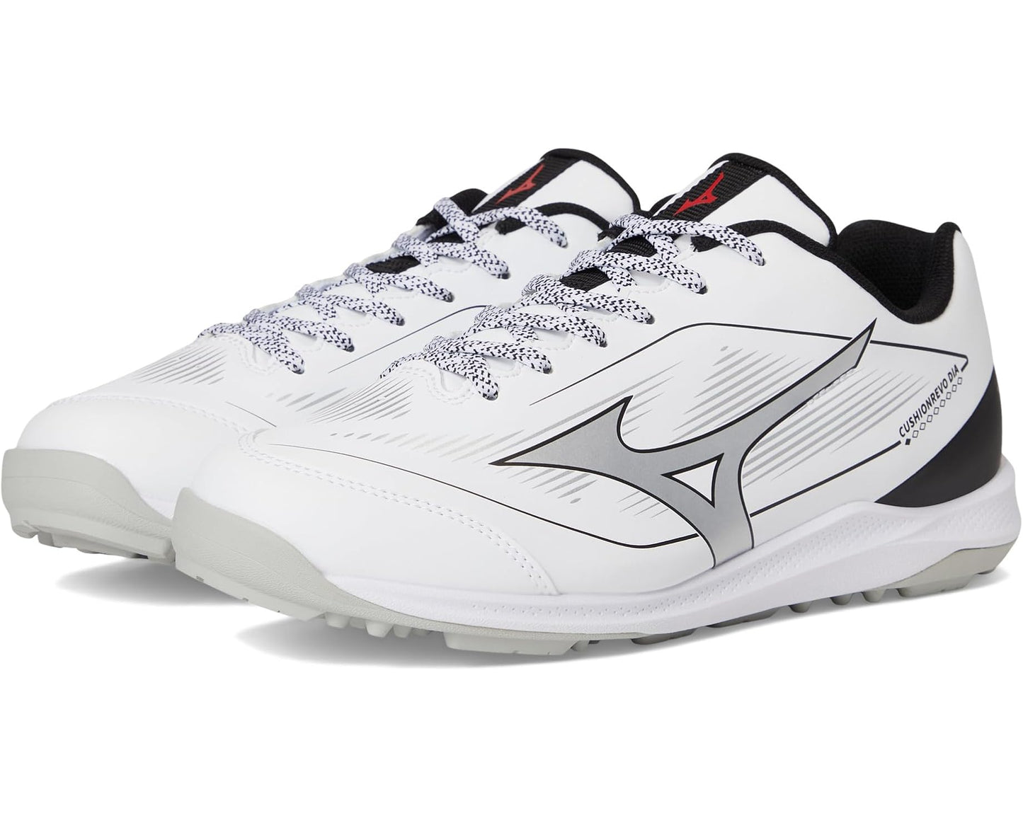 Unisex Mizuno Cushionrevo Diamond Turf White/Black