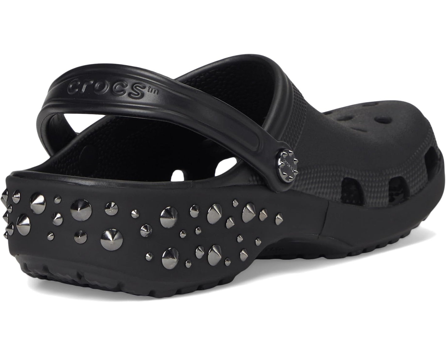 Unisex Crocs Classic Studded Clog Black
