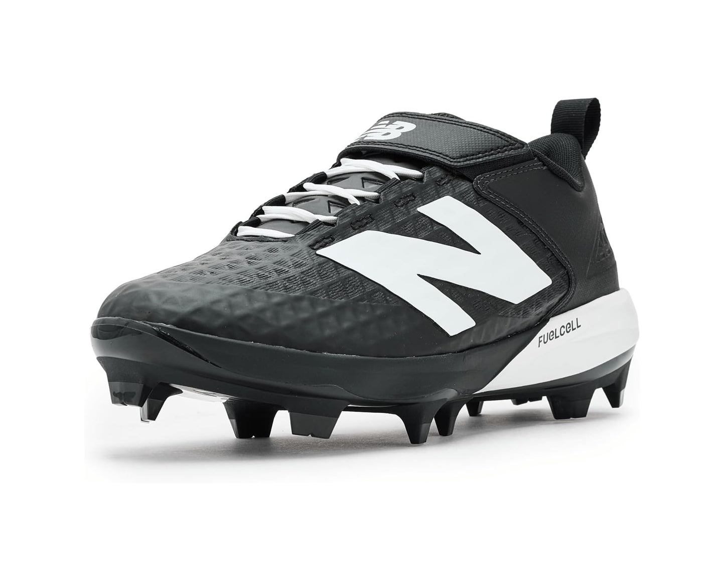 Men's New Balance Fuelcell 4040 V8 Molded Baseball Cleats Black/White