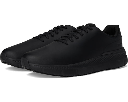 Men's Timberland PRO Power Shift Leather Soft Toe Gripmax Slip Resistant Black Leather