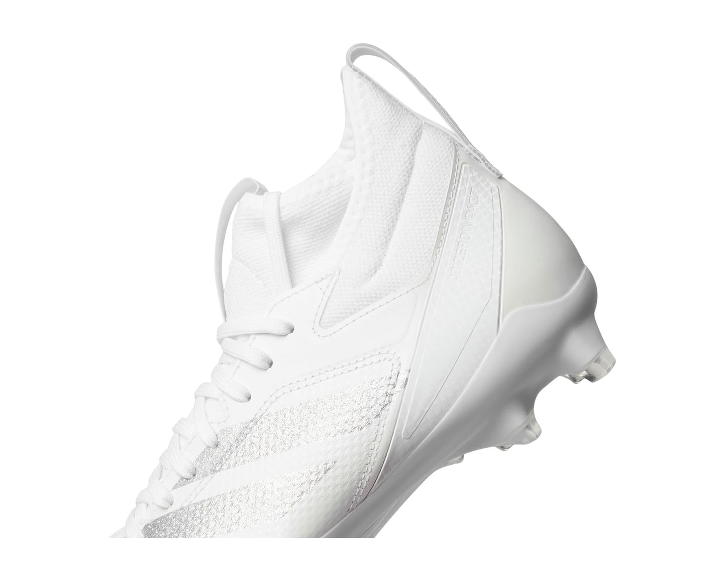 Unisex adidas adizero Impact Football Cleats White/Silver Metallic/White 1