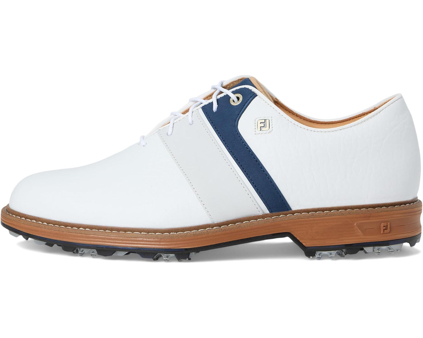Men's FootJoy Premiere Series Bison Golf Shoes White/Navy/White