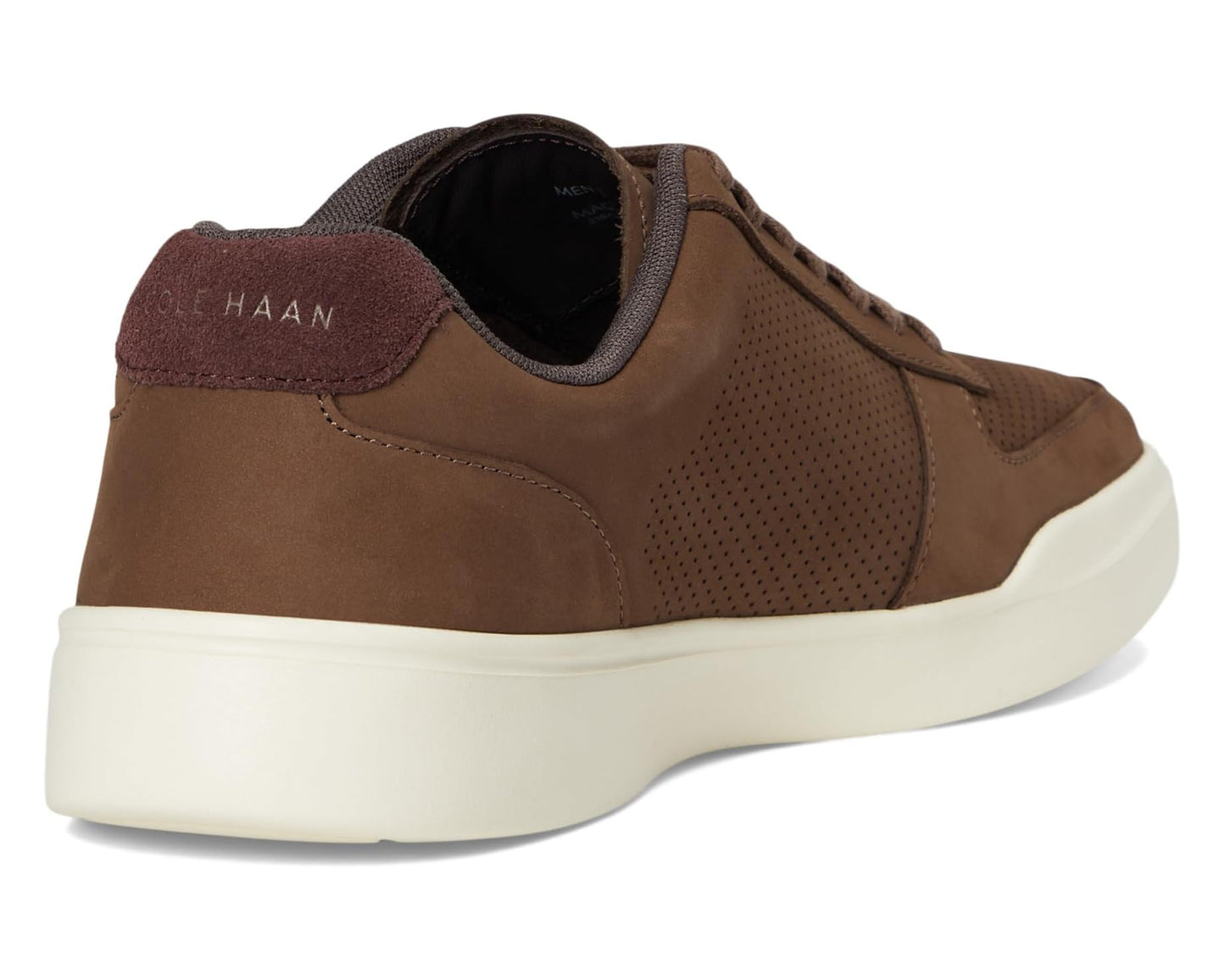 Men's Cole Haan Grand Crosscourt Modern Perf Sn Truffle Nubuck/Madeira/Ivory