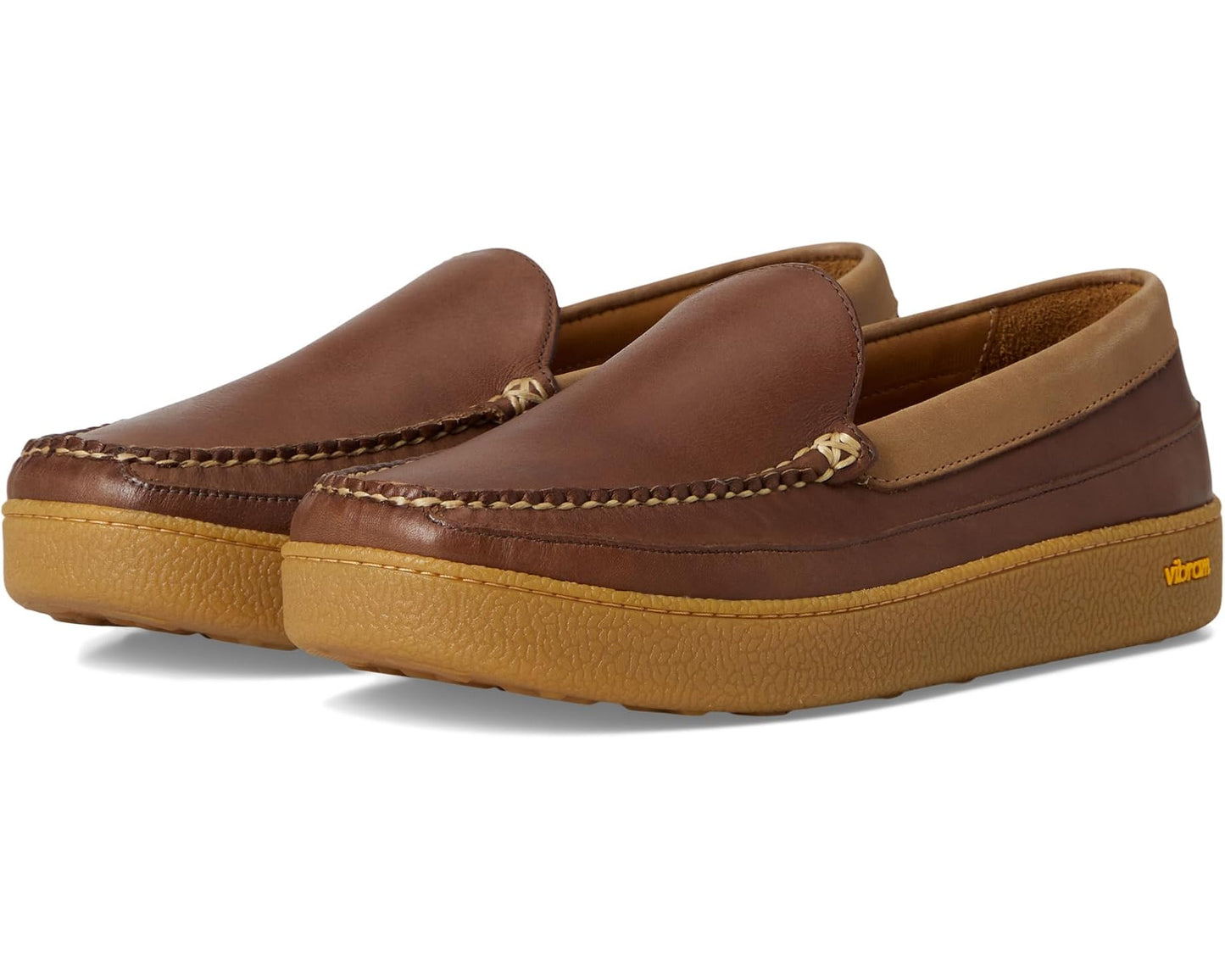 Men's L.L.Bean Lodge Moc Vibram Slippers Hazelnut