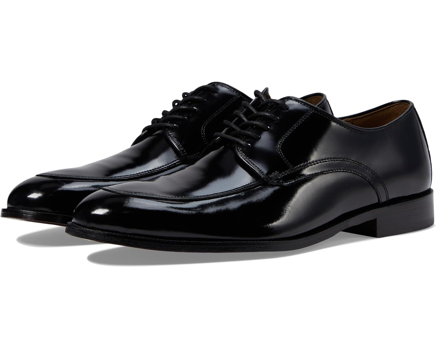 Men's Johnston & Murphy Bradford Dress Moc Oxford Black Brush-Off