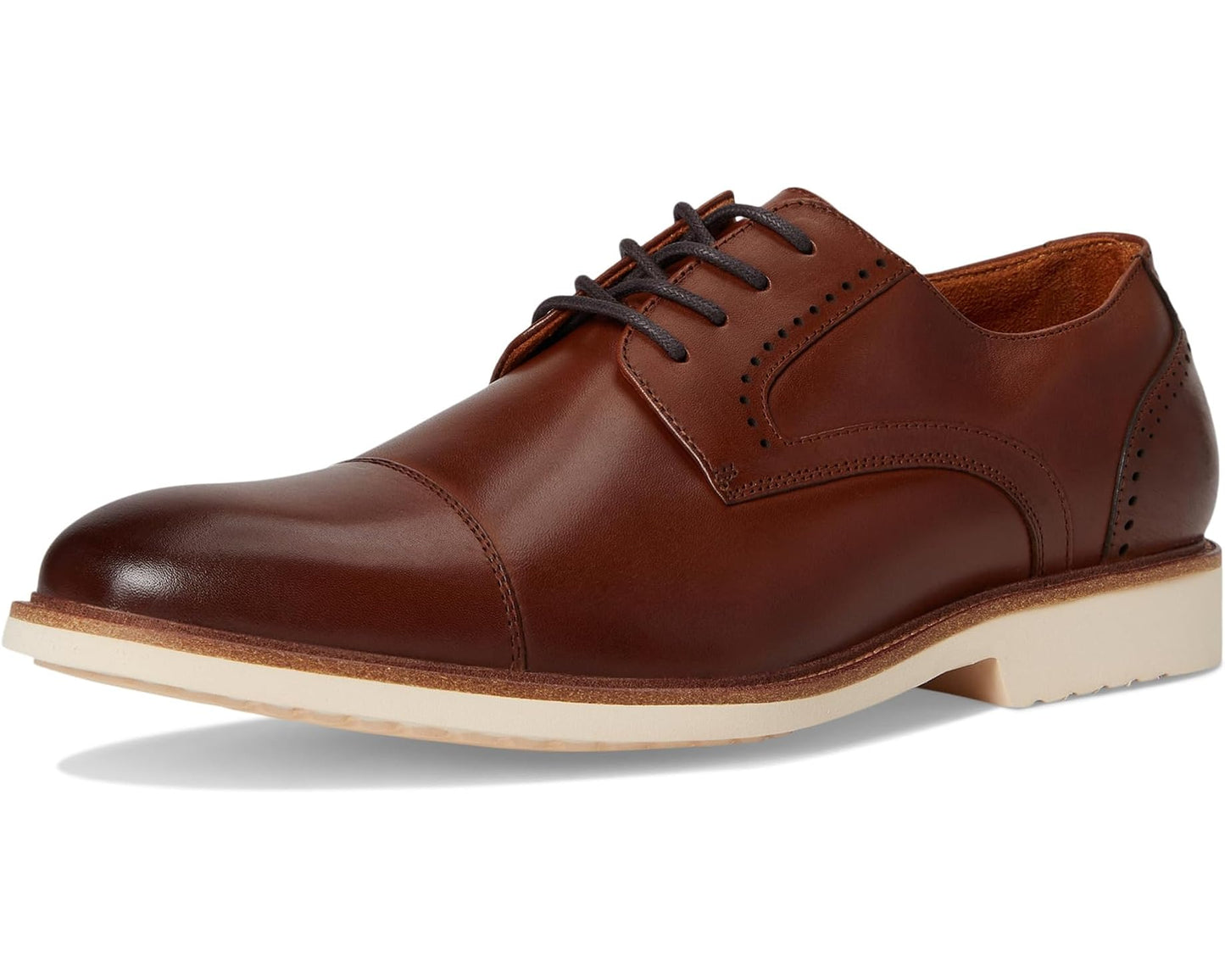 Men's Stacy Adams Wesbridge Cap Toe Lace-Up Chocolate
