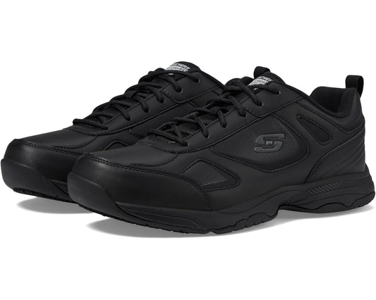 Men's SKECHERS Work Dighton Black Synthetic/Leather