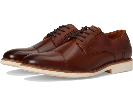 Men's Stacy Adams Wesbridge Cap Toe Lace-Up Chocolate