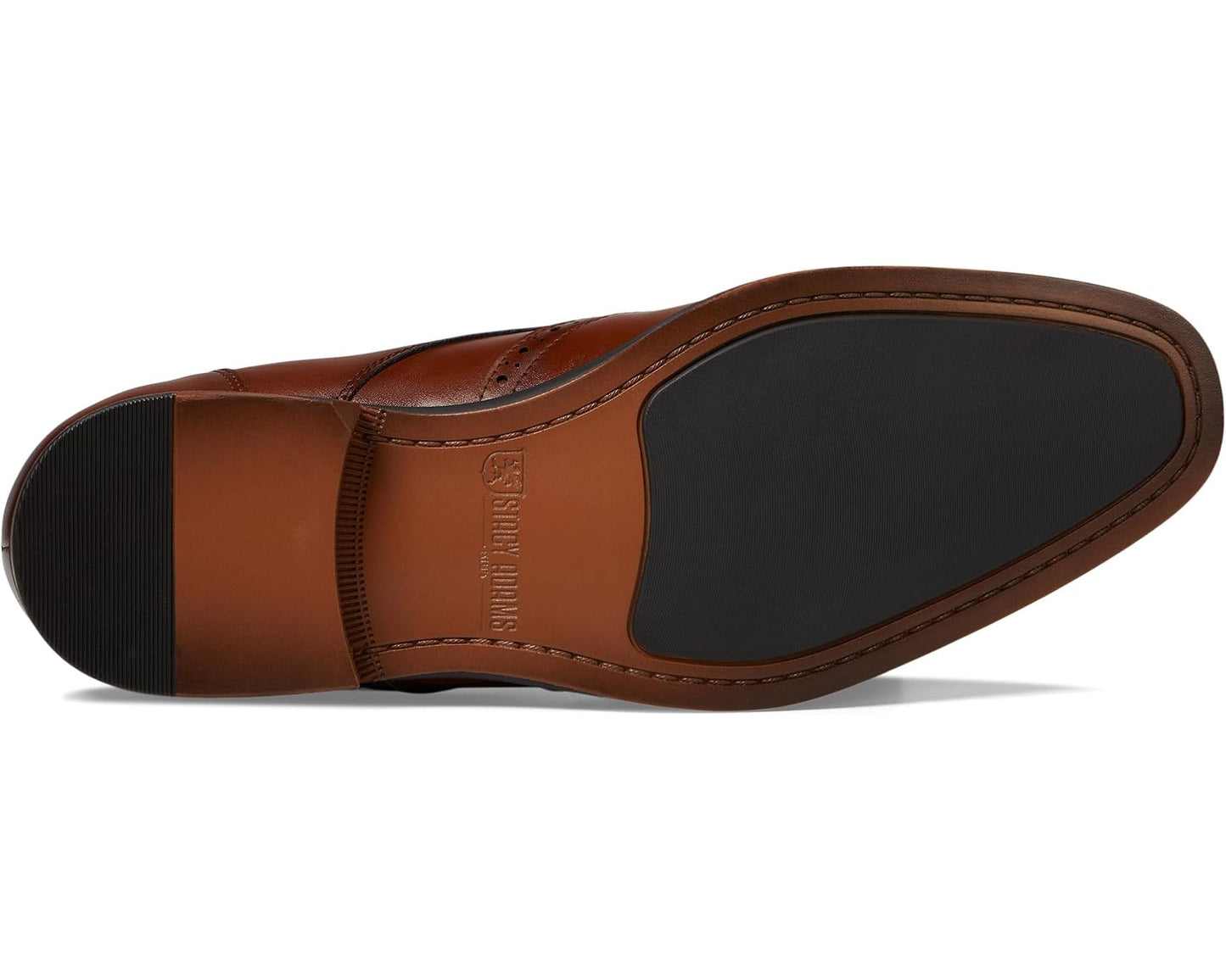 Men's Stacy Adams Lancaster Wingtip Oxford Cognac