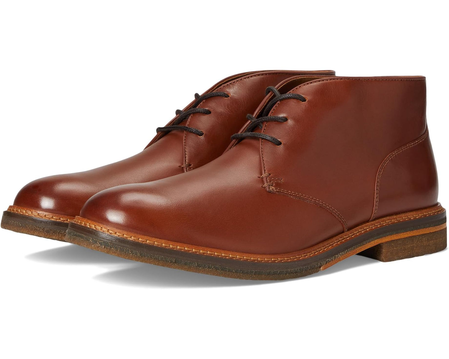 Men's Johnston & Murphy Calder Chukka Mahogany Full Grain
