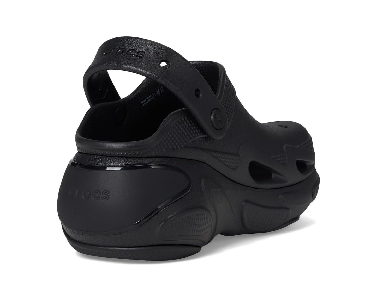 Unisex Crocs Bubble Crush Clogs Triple Black