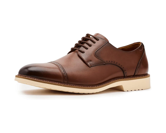 Men's Stacy Adams Vogel Cap Toe Oxford Cognac
