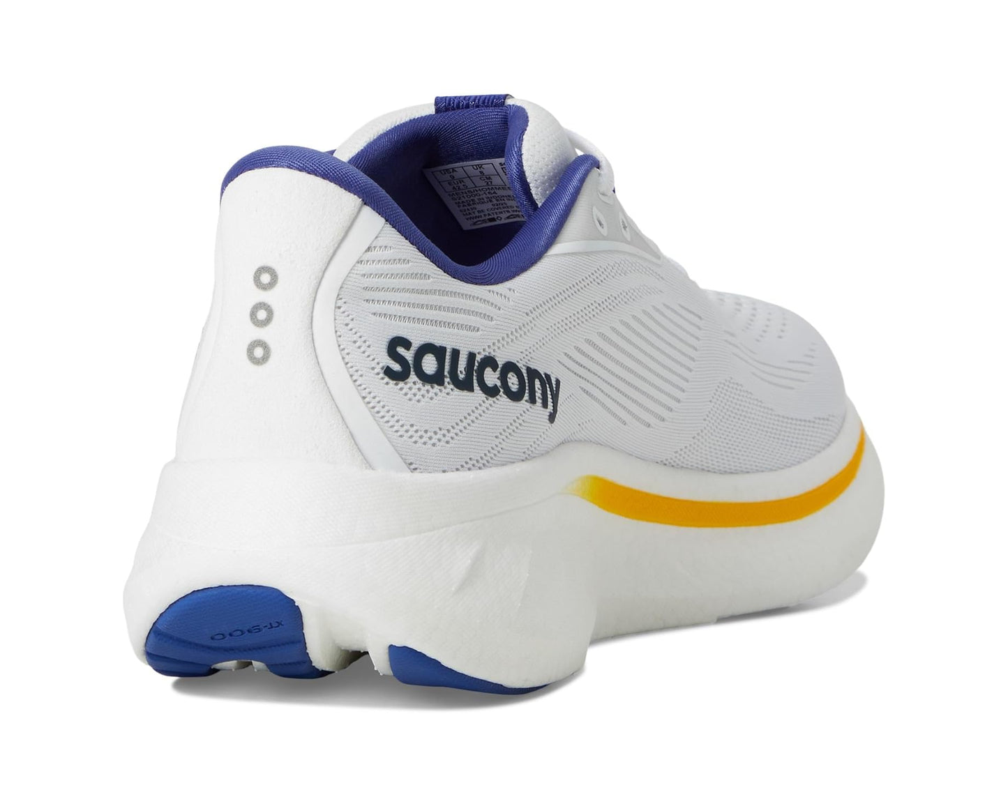 Men's Saucony Ride 18 White/Azurite