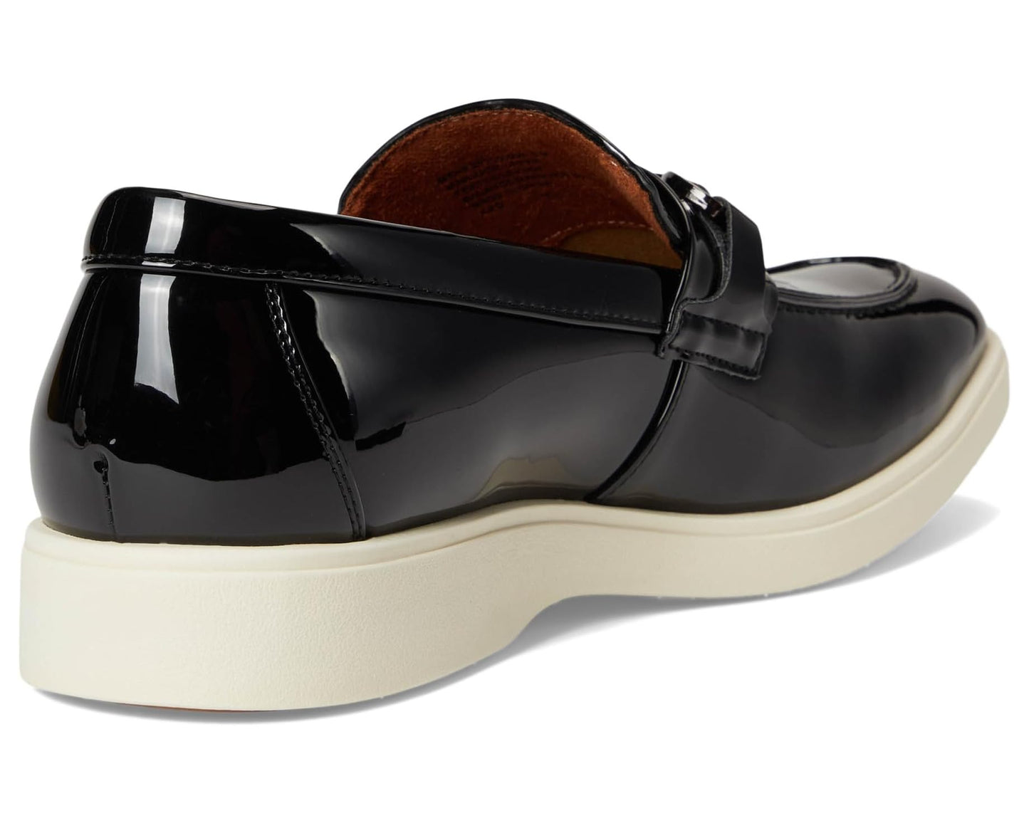Men's Stacy Adams Slayton Moc Toe Slip-On Black Patent