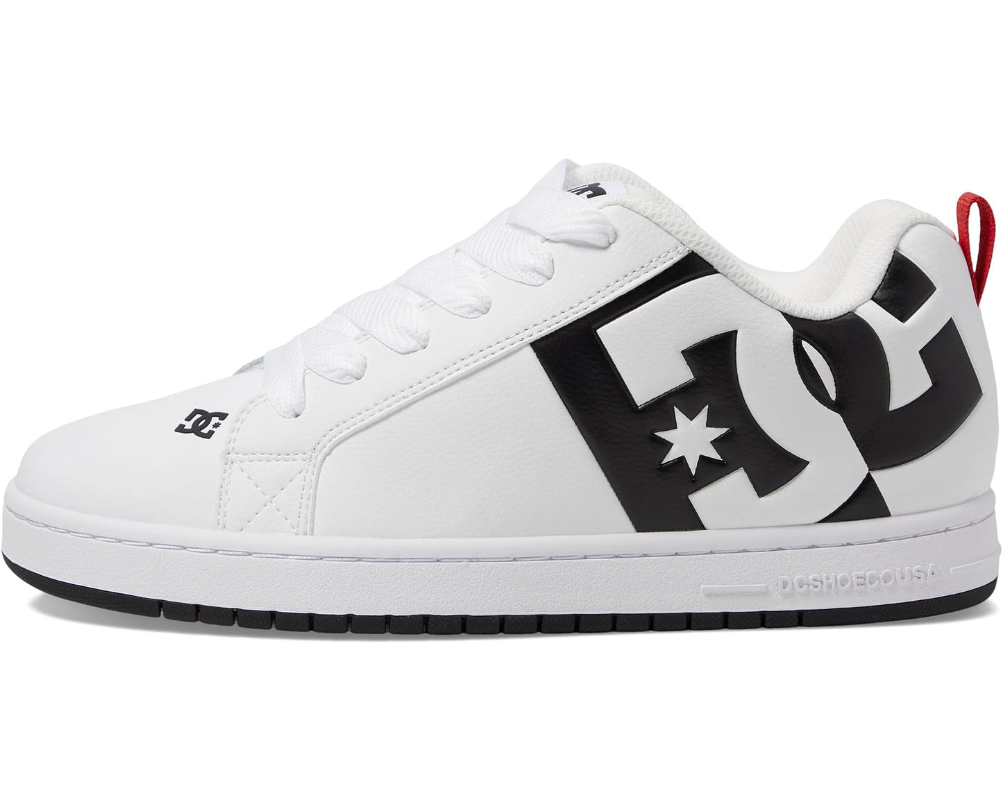 Men's DC Court Graffik SQ White/Black/Black