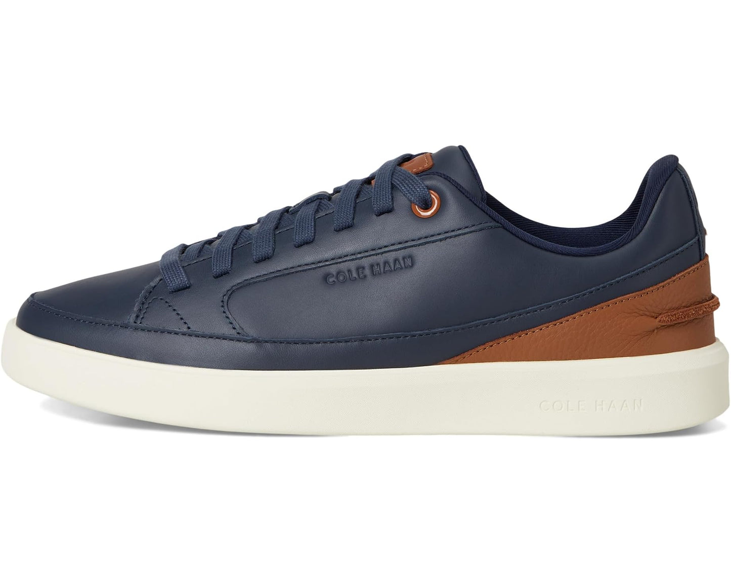 Men's Cole Haan Grand Crosscourt 20.4.7 Ls Sneakers Navy Blazer/British Tan/Ivory