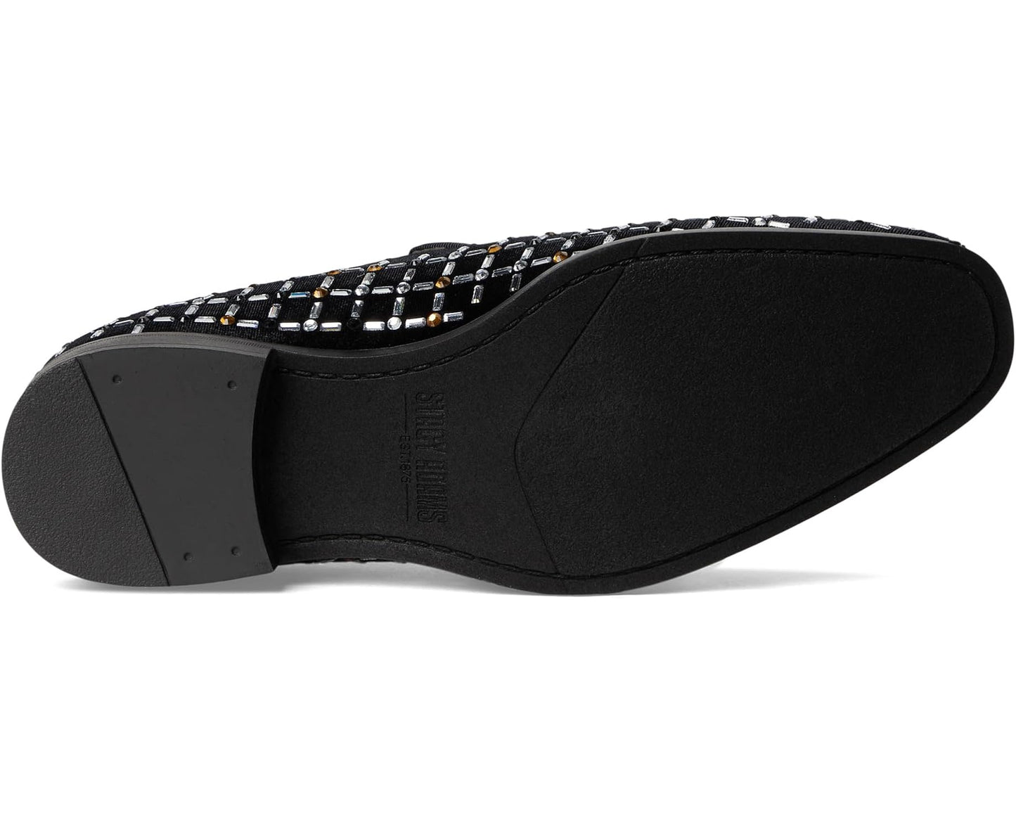 Men's Stacy Adams Stallford Rhinestone Slip-On Black Multi