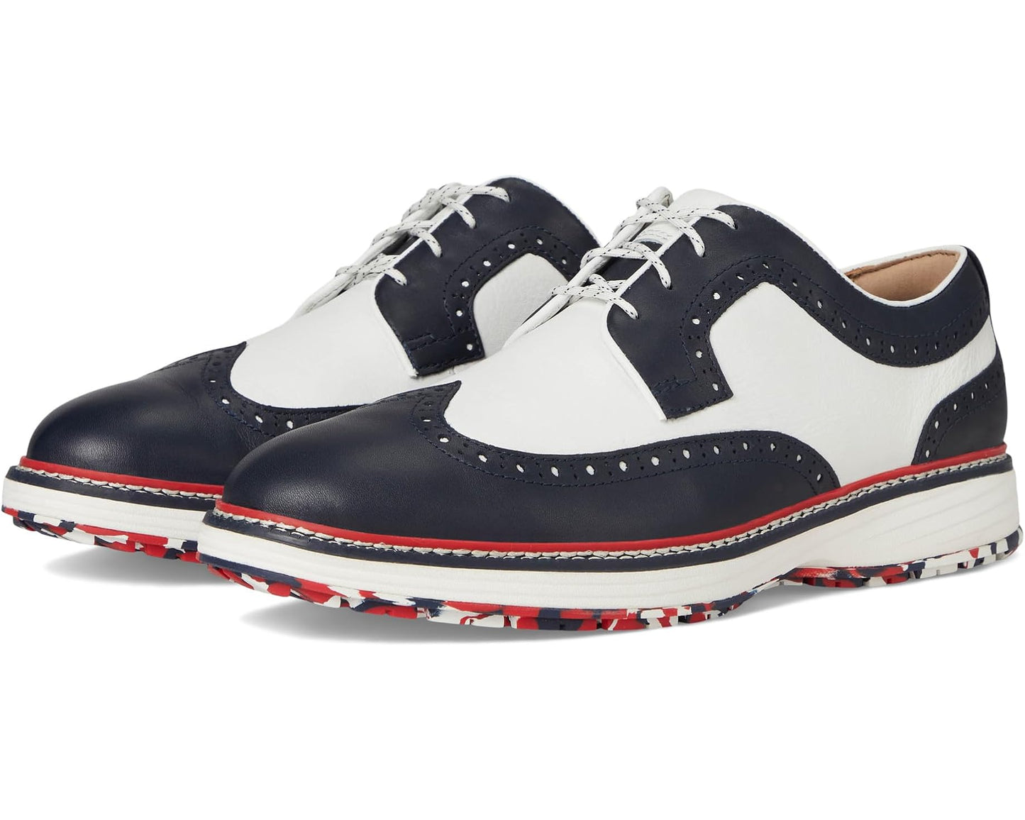 Men's Johnston & Murphy Upton Gl3 Luxe Hybrid Navy/White Waterproof Full Grain