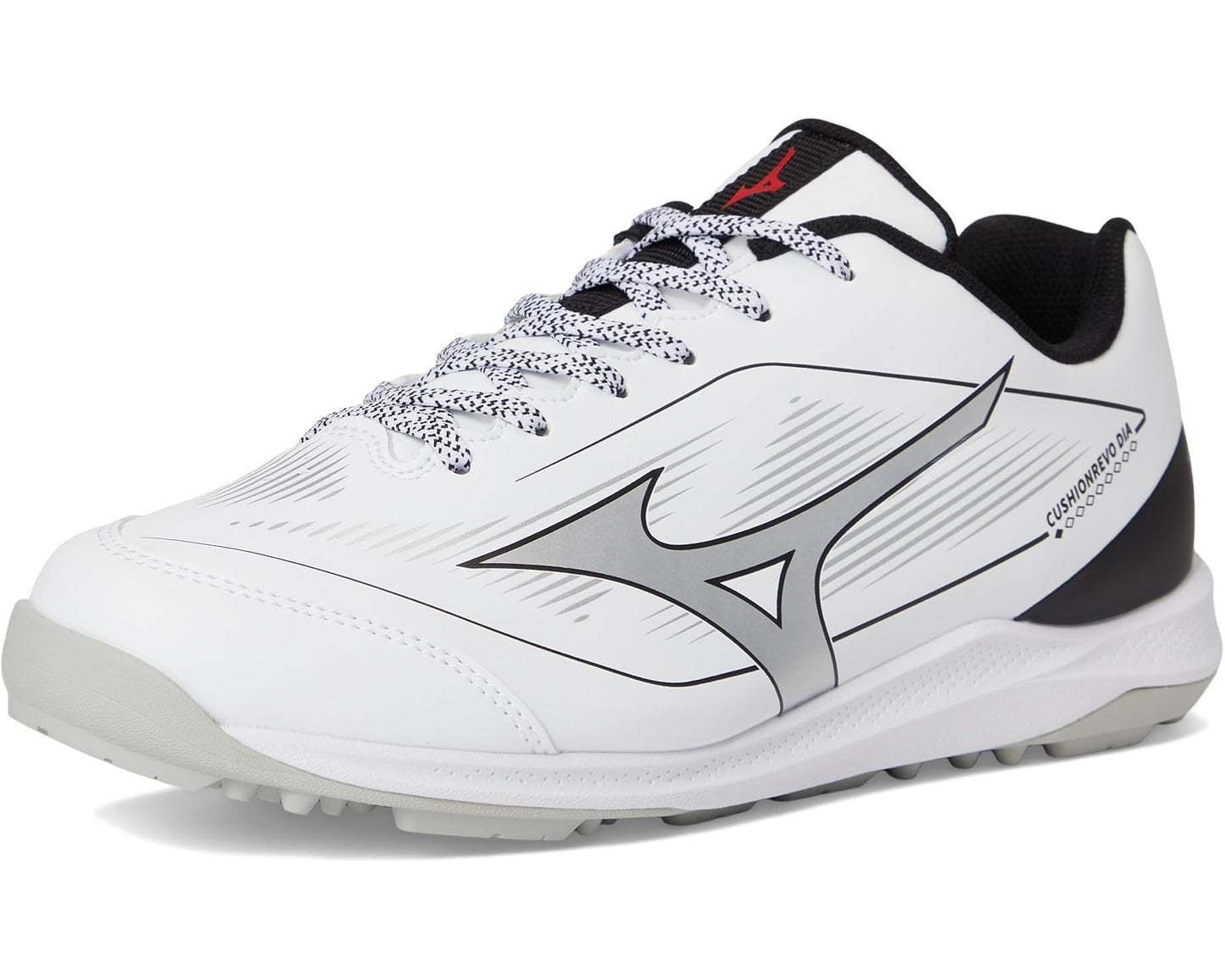 Unisex Mizuno Cushionrevo Diamond Turf White/Black