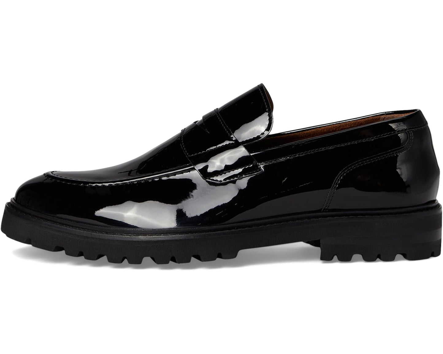 Men's Stacy Adams Hazelton Penny Slip-On Black Patent