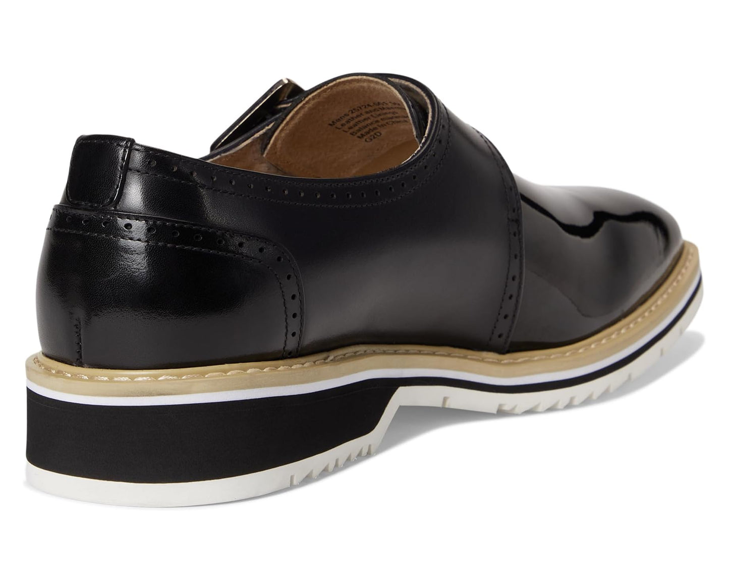 Men's Stacy Adams Bartram Monk Strap Black