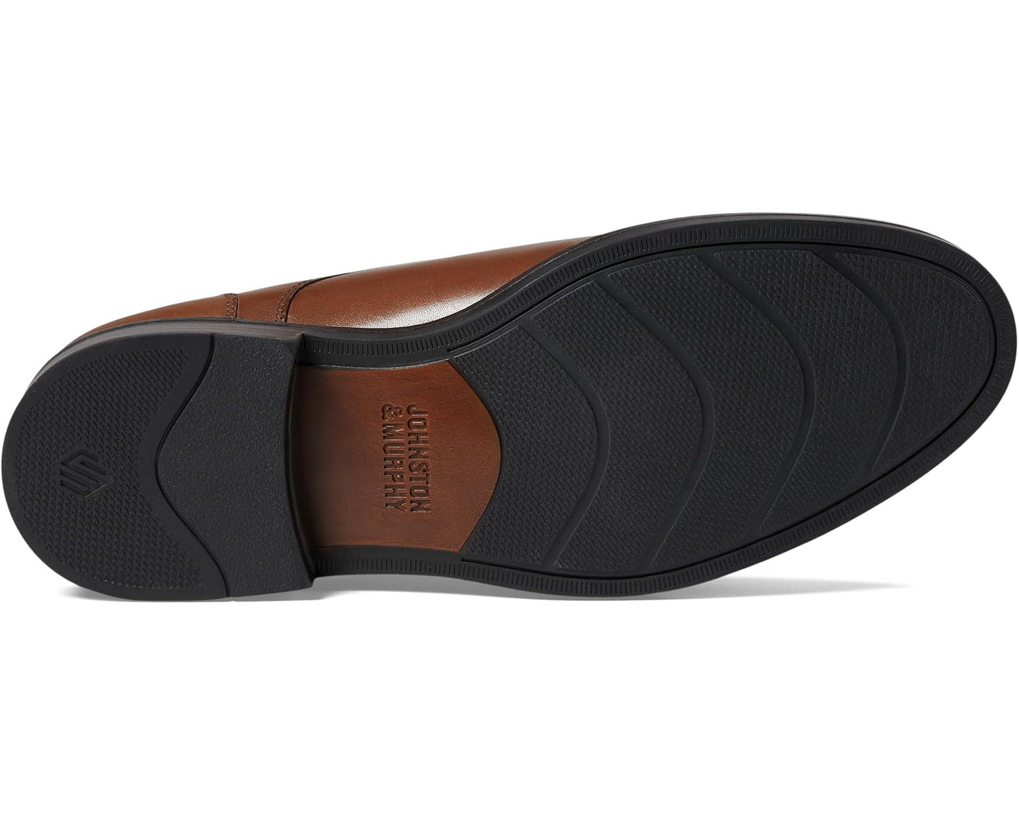 Men's Johnston & Murphy Mason Plain Toe Tan Full Grain