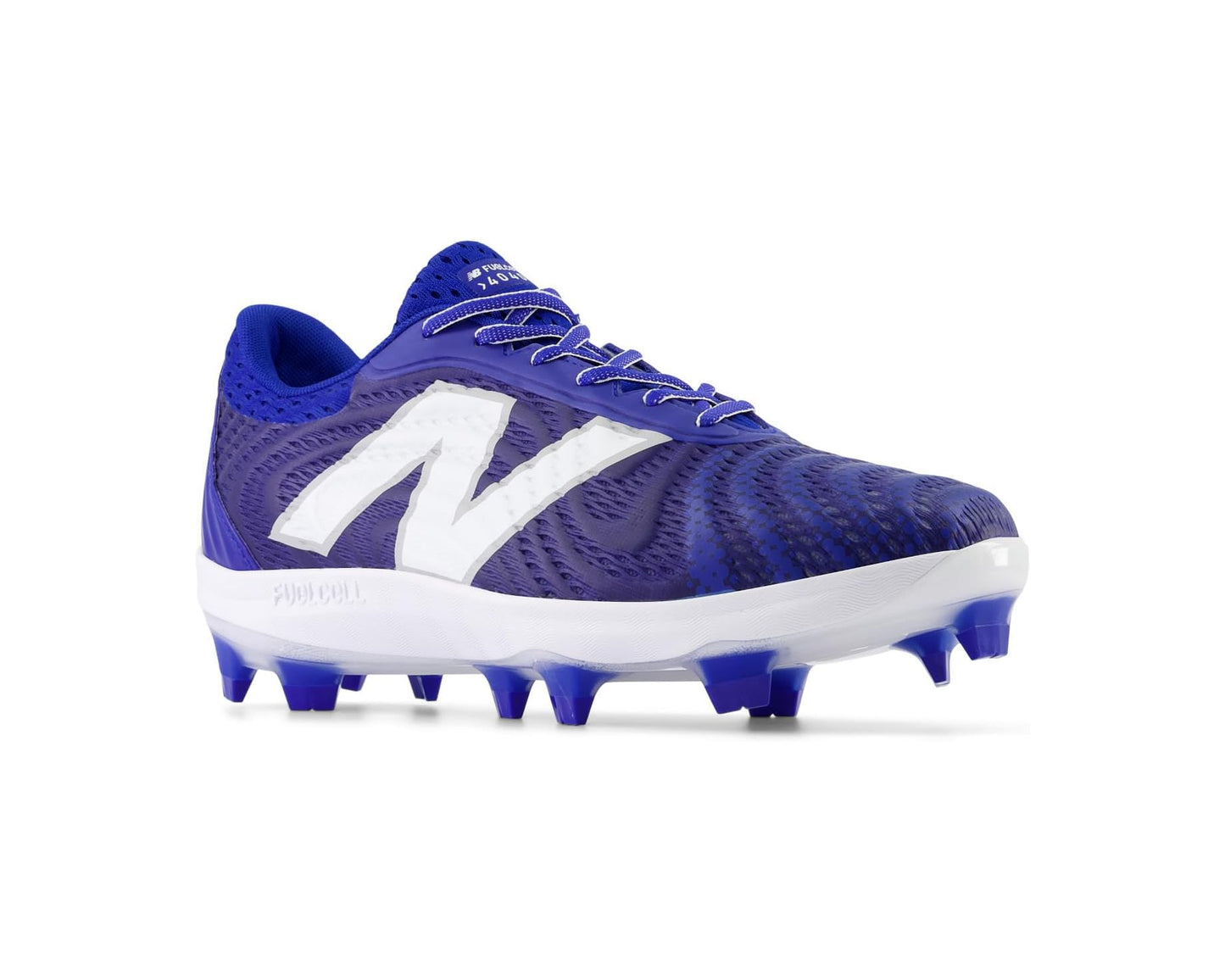 Men's New Balance FuelCell 4040v7 Molded Baseball Cleats Team Royal/Optic White